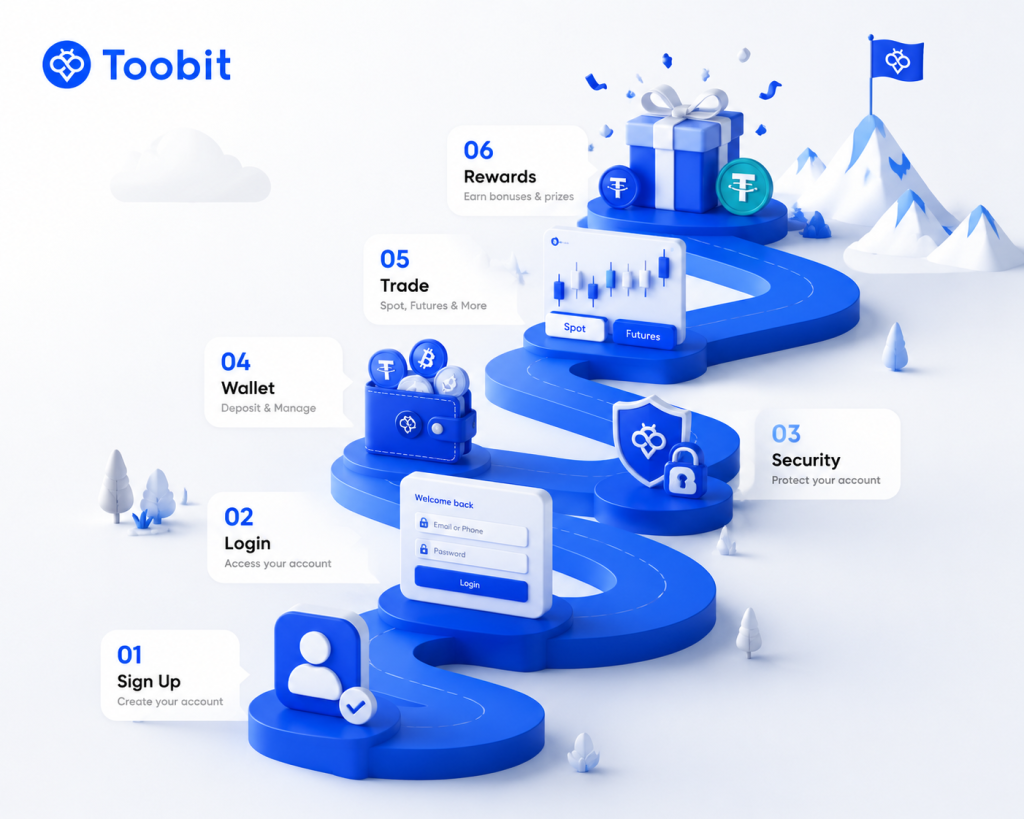 ورود به صرافی توبیت | آموزش کامل Toobit Login و بررسی ثبت نام و بونوس ها